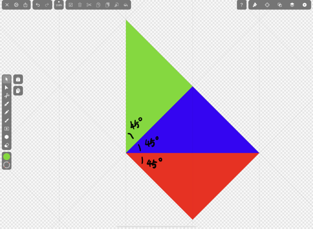 vectornatorで三角形を描く