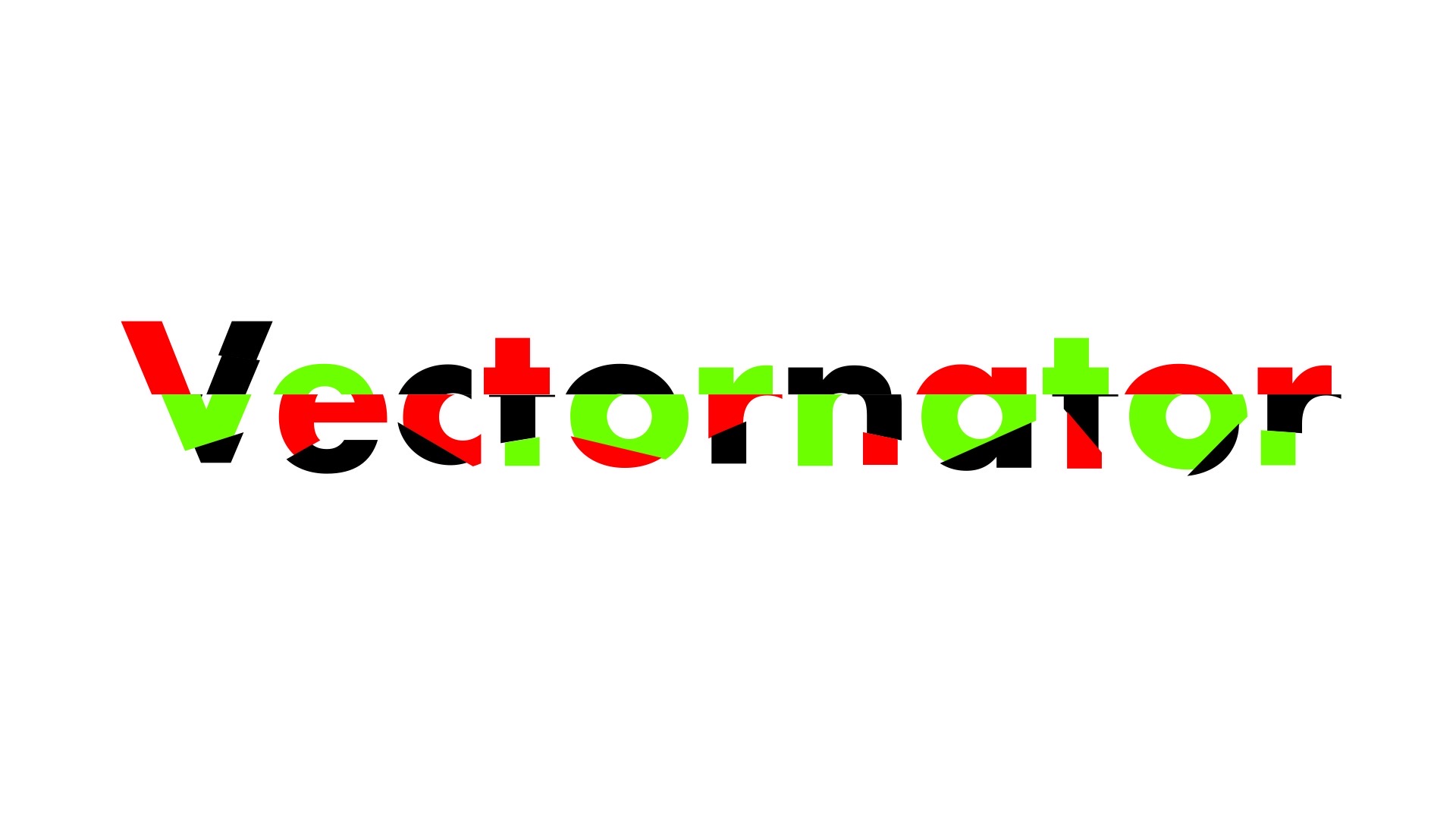 Vectornatorで分断・分割されたデザインの文字を描く方法